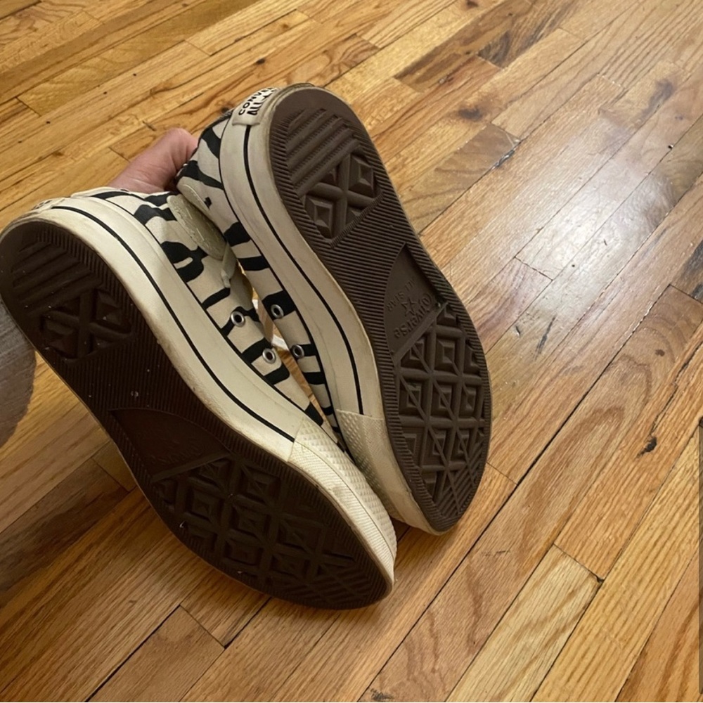 Converse Zebra Print High Top Platform Sneaker - image 6
